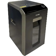 Шредер Office Kit SA200С 3,8x10 черный/серый с автоподачей (секр.P-4) фрагменты 220лист. 40лтр. скобы пл.карты