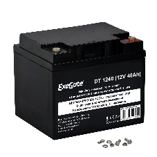 Батарея ExeGate DT 1240 (12V 40Ah), клеммы под болт М6