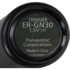 Триммер Panasonic ER-GN30-K черный/серебристый (насадок в компл:1шт)