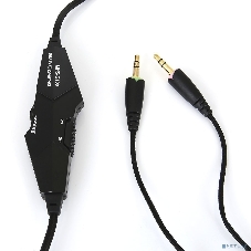Гарнитура Gembird MHS-G100 чернцый/оранжевый, проводная