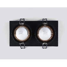 Светильник Ambrella light TN102735/2 BK/GD черный/золото GU5.3 175*92*23