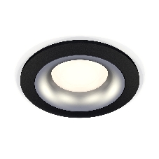 Комплект встраиваемого светильника Ambrella light XC7622004 SBK/MCH черный песок/хром матовый MR16 GU5.3 (C7622, N7013)