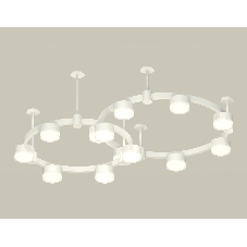 Светильник Ambrella light XR92211006/13 SWH/FR/CL белый песок/белый матовый/прозрачный GX53 (A9221, A9226, C9236, C9231,N8399)
