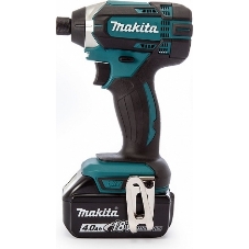 Гайковерт аккумуляторный Makita DTD152RMEуд 18В 2х4А·ч LI-ION 0-3500об/м 1/4'' 1.3кг 165Нм