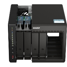 Сетевое хранилище SMB QNAP TS-453E-8G NAS, 4-tray w/o HDD. 2xHDMI-port. 4-core Celeron J6412 2-2.6 GHz, 8Gb DDR, 2x2.5Gb LAN, 2 x M.2 2280 PCIe Gen 3 x2, 2x USB 3.2 Gen 2 (10Gbps) Port, 2x USB 2.0 port