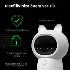 Камера AQARA Camera Hub G3/Камера+ управления/Управление жестами/Камера 360/2K 2304х1296p/Протокол связи:Zigbee/WiFi/Питание:USB-C/белый CH-H03