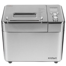Хлебопечка Kitfort KT-304 серебристый, 550 Вт, 1 кг, 15 программ