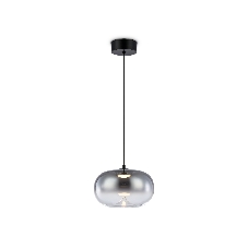 Подвесной светодиодный светильник Ambrella light LH11082 BK/SM черный/дымчатый 4W 3000K D180*130