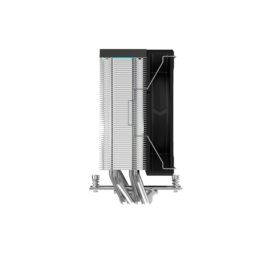 Кулер для процессора CPU Cooler SAMA A40L (240W, 4-pin PWM, 152мм, 4x6мм, ARGb, 1x120мм, 78CFM, 29dBA, 2200RPM, S: 1851/1700/1200/115X, AM5/AM4, серебристый)