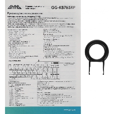 Клавиатура проводная GMNG GG-KB765XP (1901096), USB, черный