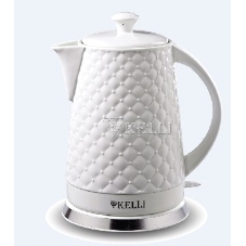 Чайник электрический керамический Kelli KL-1340,Объем: 1.8 л