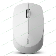Мышь Rapoo M100 светло-серый оптическая (1300dpi) silent беспроводная BT/Radio USB (2but)