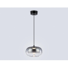 Подвесной светодиодный светильник Ambrella light LH11082 BK/SM черный/дымчатый 4W 3000K D180*130