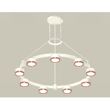 Светильник Ambrella light XR92031803/9 SWH/PPG белый песок/золото розовое полированное GX53 (A9203, C9241, N8126)
