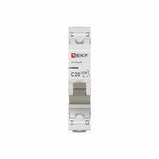 Выключатель автоматический 1п 20А (C) 6кА ВА 47-63N PROxima EKF M636120C