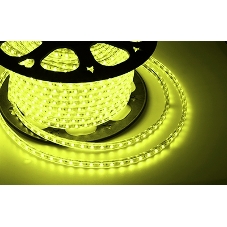 Лента светодиодная Neon-night 220 В, 13х8 мм, IP67, SMD 5050, 60 LED/m, цвет свечения желтый