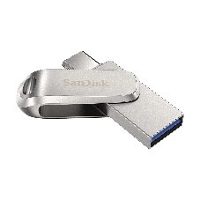 Флешка USB Sandisk Ultra Dual Luxe (SDDDC4-032G-G46), 32Gb, USB 3.2 Gen 1/Type-C, R/W 150/40, серебристый