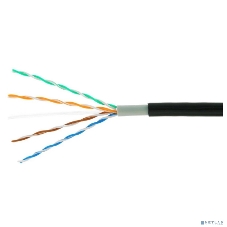 Кабель Cablexpert UPC-5051E-4-CU-OUT, UTP outdoor 4x2x0.51, медный, кат.5e, однож., 305м, box, черный