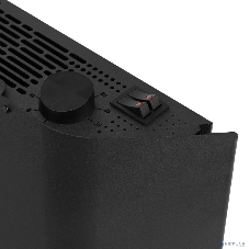 Конвектор электрический Denzel XCE-1000B черный, 1000 Вт, 15 м2, термостат