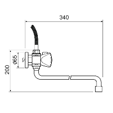 SL119-143 Смеситель для ванны