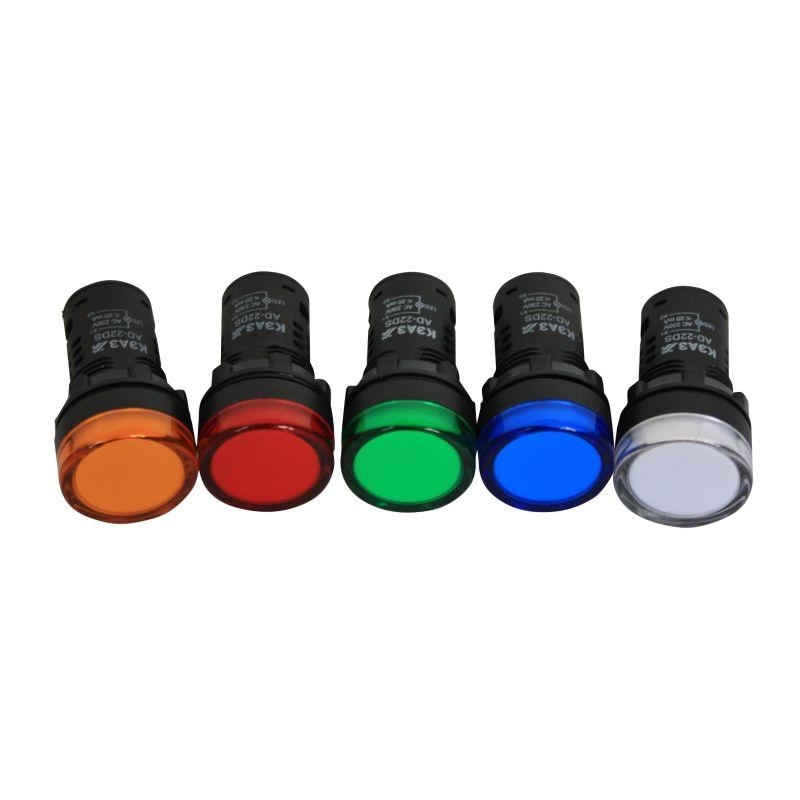 Лампа AD22DS(LED) матрица 22мм 230В жел. КЭАЗ 238573