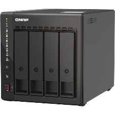 Сетевое хранилище SMB QNAP TS-453E-8G NAS, 4-tray w/o HDD. 2xHDMI-port. 4-core Celeron J6412 2-2.6 GHz, 8Gb DDR, 2x2.5Gb LAN, 2 x M.2 2280 PCIe Gen 3 x2, 2x USB 3.2 Gen 2 (10Gbps) Port, 2x USB 2.0 port