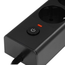 Сетевой фильтр Cablexpert Exnovo, EXN-4-CU2-B-2, 4р,16А, 1xType-C PD, 30Вт, 2хUSB, 2 м, ур. защиты 4+, черный, коробка