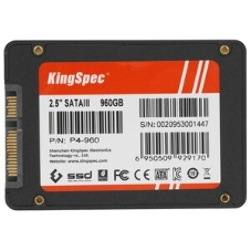Накопитель SSD KingSpec P4 Series, 960Gb, SATA III, 2.5