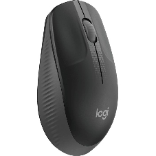 Мышь беспроводная Logitech M190 черный, 1000 dpi, радиоканал, USB, кнопки - 3