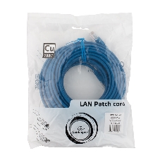 Патч-корд медный UTP Cablexpert PP10-10M/B cat.5, 10м, литой, многожильный, синий
