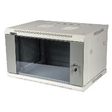 Шкаф настенный серии Pro, 9U 600x450, стеклянная дверь