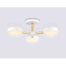 Светильник Ambrella light FL4821/3 WH белый 3000K-6400K 40W D580*160 (ПДУ ИК)