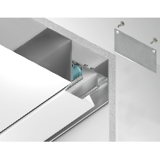 Алюминиевый профиль Ambrella light GP4050AL серебро 2000*51.27*34