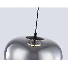 Подвесной светодиодный светильник Ambrella light LH11082 BK/SM черный/дымчатый 4W 3000K D180*130