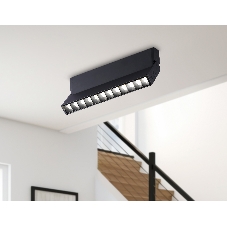 Светильник Ambrella light TA1829 BK черный LED 12W 4200K 230*22*87