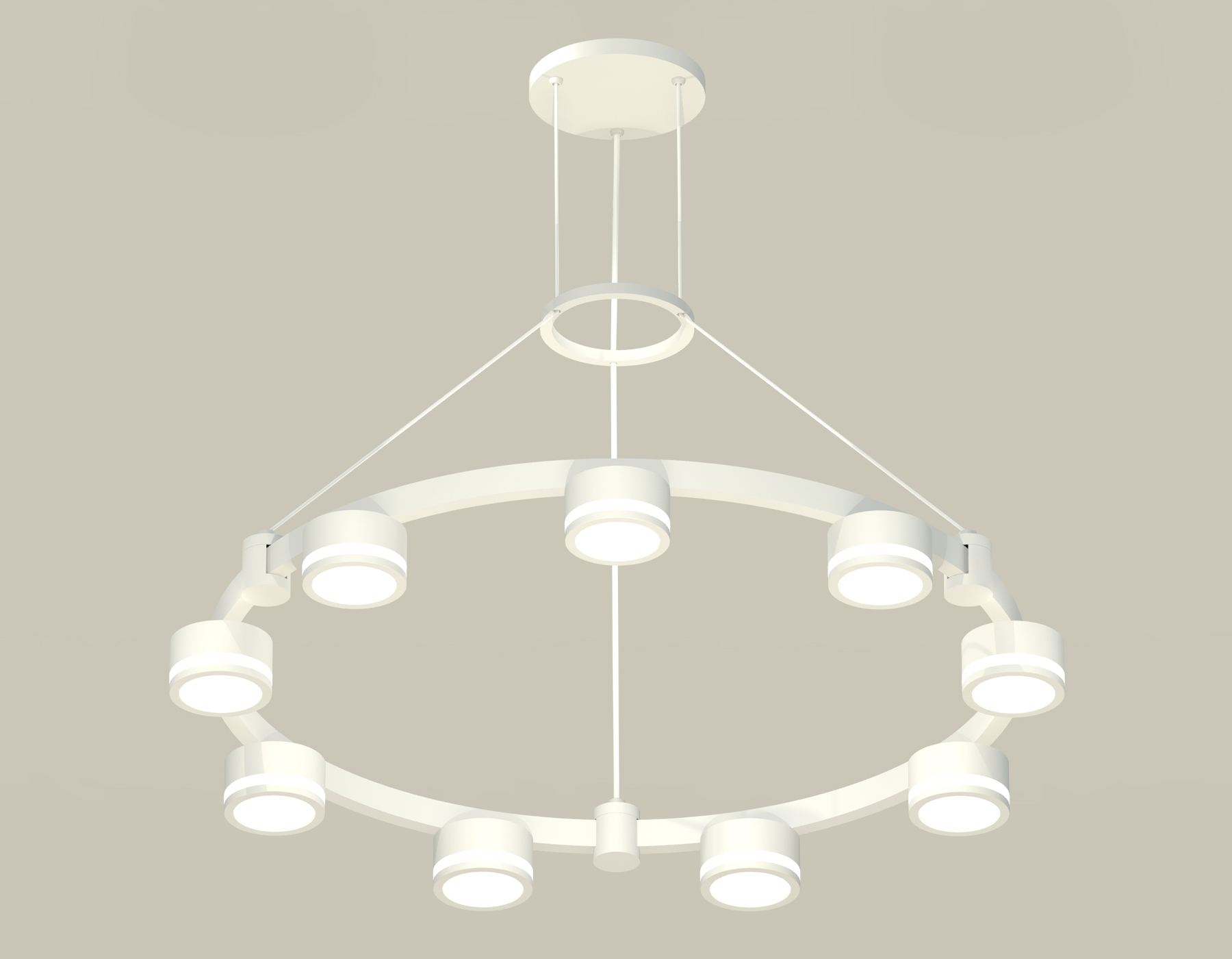 Светильник Ambrella light XR92031900/9 SWH/FR белый песок/белый матовый GX53 (A9203, C9241, N8412)