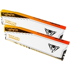 Оперативная память Patriot Viper Elite 5 TUF Gaming, DDR5, 32Gb (2x16 GB), 6000 MHz, CL36, DIMM, радиатор, RGB, белый