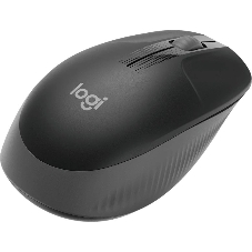 Мышь беспроводная Logitech M190 черный, 1000 dpi, радиоканал, USB, кнопки - 3
