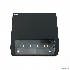 Шкаф коммутационный NTSS (NTSS-SOHO5U-BL) настенный 5U 520x140 мм пер. дв. стекл несъемн. бок. пан. 80 кг черный