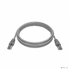 Патч-корд NTSS PREMIUM 2xRJ45/8P8C, T568B UTP CAT5e LSZH 5 метров, серый NTSS-PC-PM-UTP-RJ45-5e-5.0-LSZH-GY