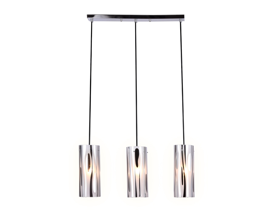 Светильник Ambrella light TR3590/3 CH/SM хром/дымчатый E27/3 max 40W 530*100*900