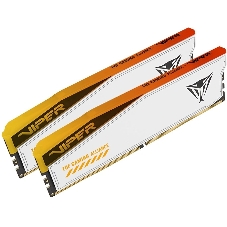 Оперативная память Patriot Viper Elite 5 TUF Gaming, DDR5, 32Gb (2x16 GB), 6000 MHz, CL36, DIMM, радиатор, RGB, белый