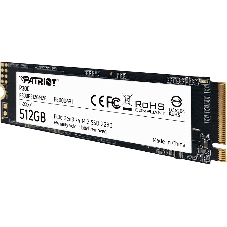Накопитель SSD Patriot P300, 512Gb, PCIe 3.0 x4, M.2 2280, NVMe, R/W 1700/1200