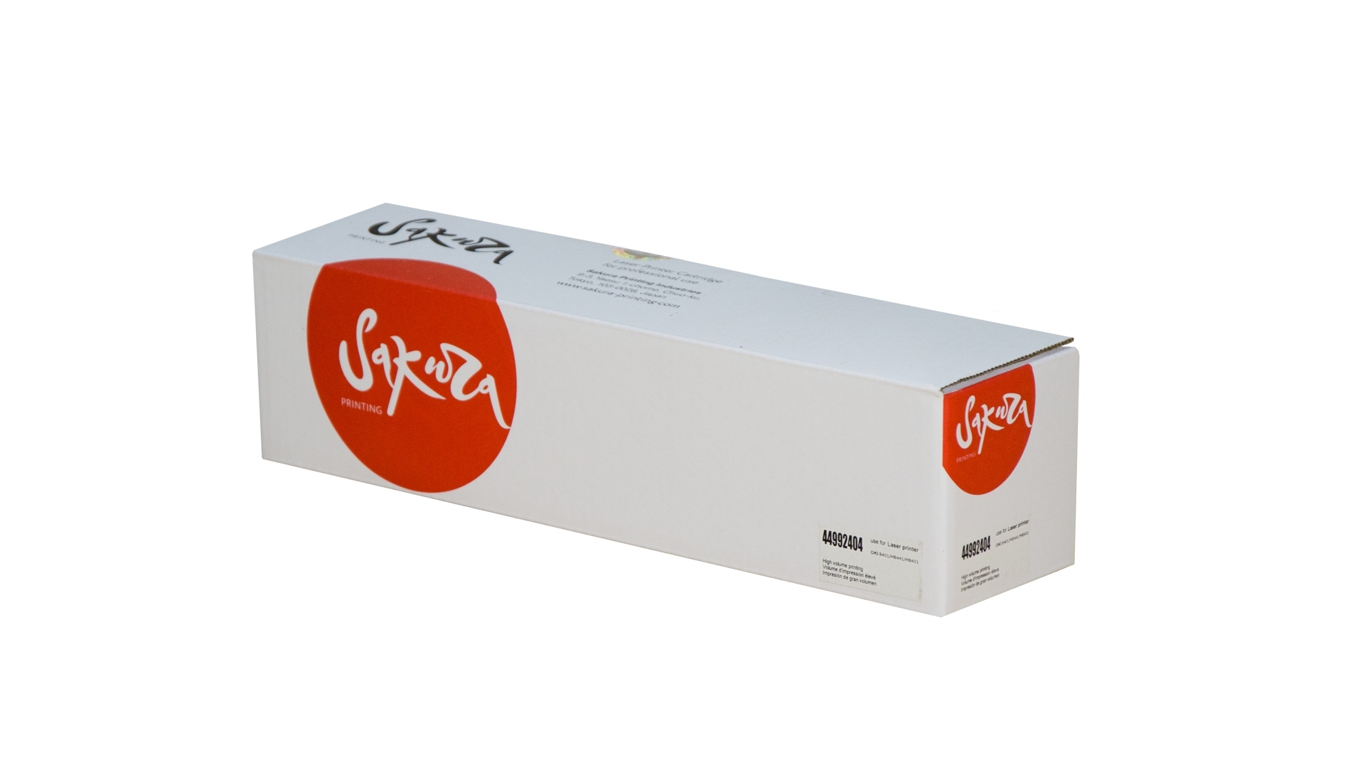 Картридж Sakura 44992404 для OKI B401/ MB441/ MB451, черный, 2500 к.