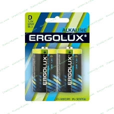 Элемент питания алкалиновый Ergolux LR20 BL-2 LR20 BL-2 1.5В Alkaline (блист.2шт)