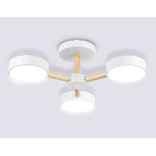 Светильник Ambrella light FL4821/3 WH белый 3000K-6400K 40W D580*160 (ПДУ ИК)