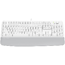 Клавиатура A4Tech Fstyler FK20 проводная, USB Type-A, белый