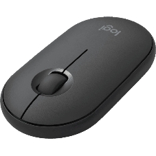 Мышь беспроводная Logitech Pebble M350 графитовый, 1000 dpi, радиоканал, Bluetooth, USB, кнопки - 3