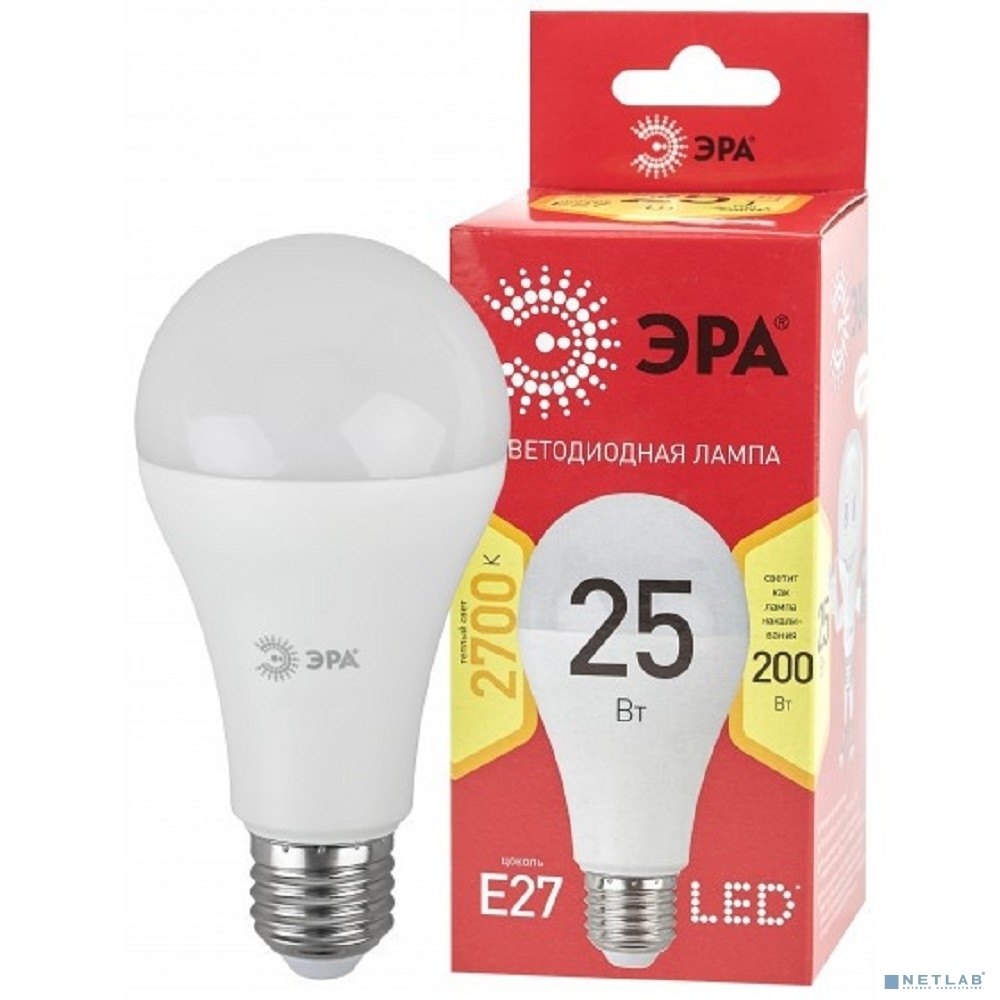 Лампа светодиодная Эра LED A65-25W-827-E27 R