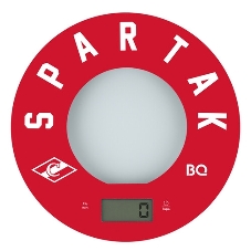 Весы кухонные BQ KS1007 Spartak, красный/рисунок